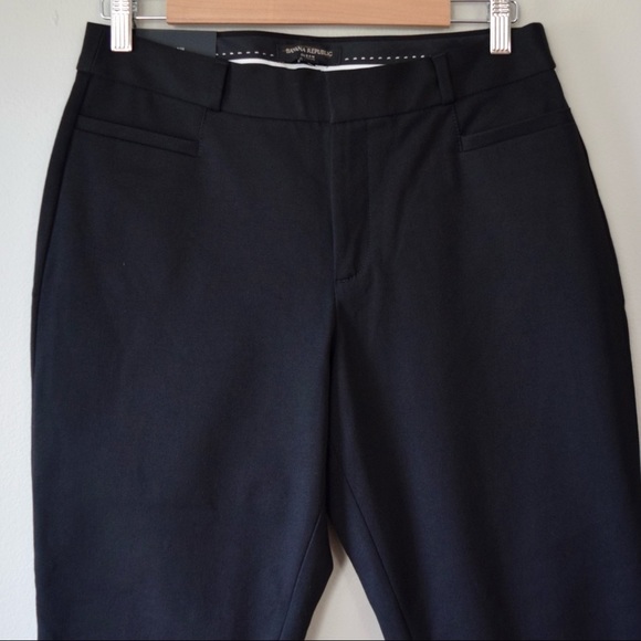 BANANA REPUBLIC Curvy Sloan Pants, Black, Size 8 Petite - Picture 5 of 15